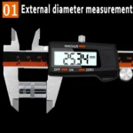 0-150mm Plastic Meter Stainless Steel Body Digital Display Electronic High-Precision Vernier Caliper - Image 9