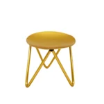 Hollow Household Candle Cups Iron Candle Holders Luxury Creative Home Decorations, Colour: B Gold