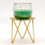 Hollow Household Candle Cups Iron Candle Holders Luxury Creative Home Decorations, Colour: B Gold - Image 5