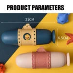 Submarine Travel Toothbrush Storage Box Portable Wash Cup - Image 3