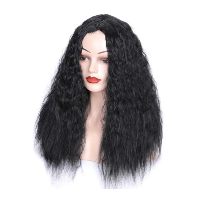 TBD0557048801A_1.webp Matte Realistic Corn Perm Long Curly Hair Woolen Volume Wig Headgear - Image 3