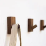 Solid Wood Punch-Free Entrance Behind The Door On The Wall Sticky Hook Clothes Hook Beech Wood - Image 8