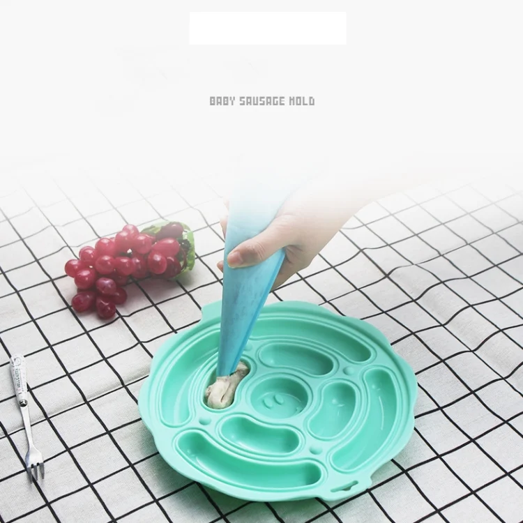 TBD05570533_2.webp Food Grade Silicone Round Sausage Mold Baking Mold Homemade DIY Hot Dog Mold, Random Color Delivery - Image 3