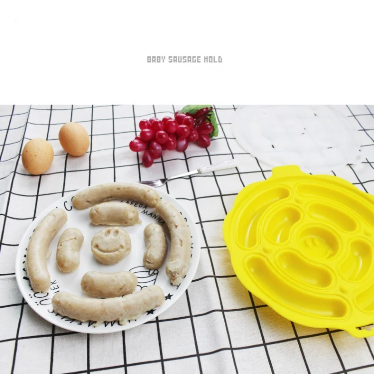 TBD05570533_3.webp Food Grade Silicone Round Sausage Mold Baking Mold Homemade DIY Hot Dog Mold, Random Color Delivery - Image 4