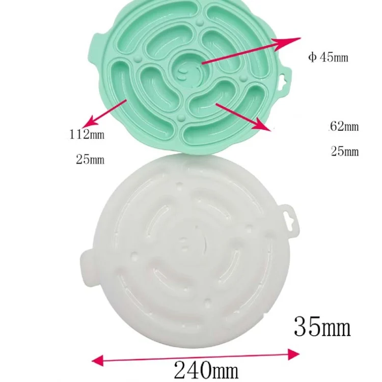 TBD05570533_4.webp Food Grade Silicone Round Sausage Mold Baking Mold Homemade DIY Hot Dog Mold, Random Color Delivery - Image 5