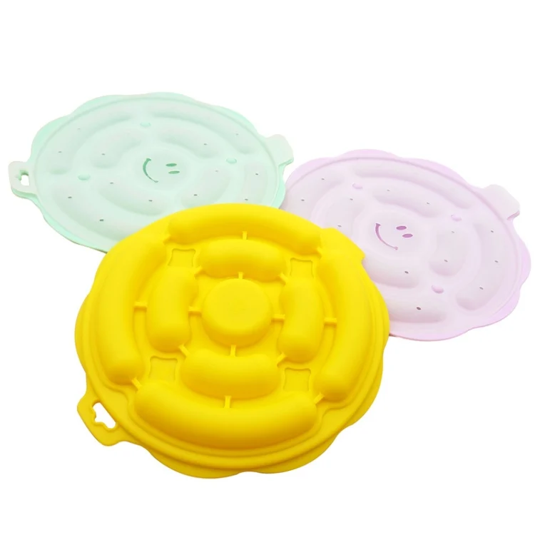 TBD05570533_5.webp Food Grade Silicone Round Sausage Mold Baking Mold Homemade DIY Hot Dog Mold, Random Color Delivery - Image 6
