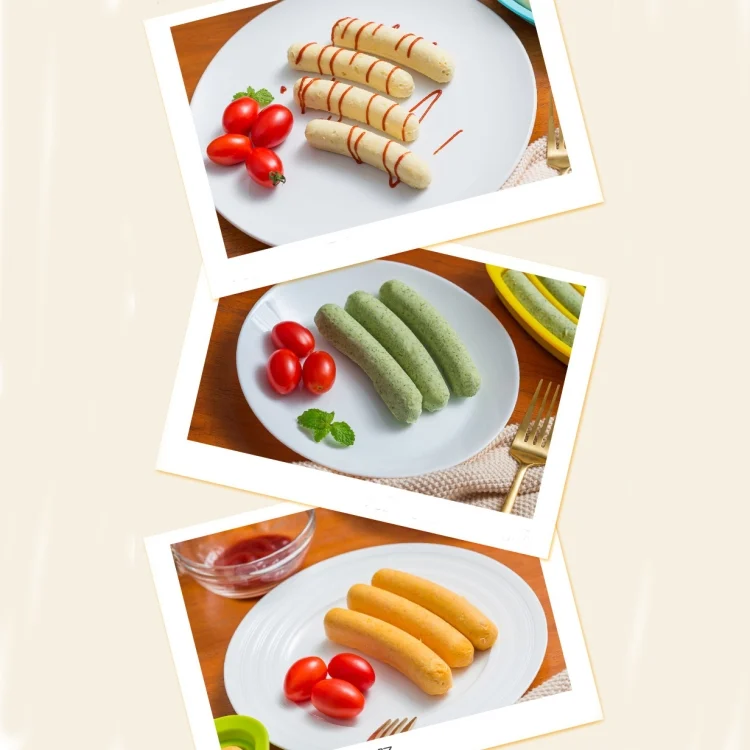 TBD05570533_6.webp Food Grade Silicone Round Sausage Mold Baking Mold Homemade DIY Hot Dog Mold, Random Color Delivery - Image 7
