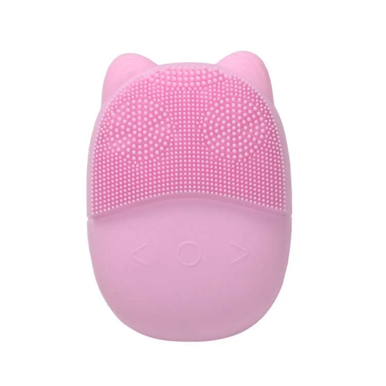 F35 Household Waterproof Electric Silicone Facial Cleanser Ultrasonic Massage Vibrating Facial Cleanser
