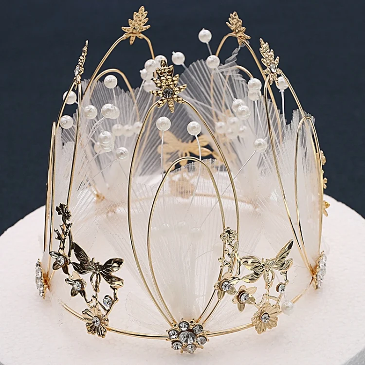 TBD05575802_4.webp Fairy Dragonfly Fairy Cake Decoration Bridal Crown Baking Birthday Ornaments - Image 5