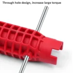Multifunctional Sink Bathroom Wrench Plumbing Installation Tool Water Pipe Faucet Repair Removal Tool - Image 3