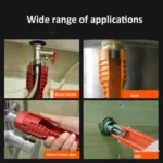 Multifunctional Sink Bathroom Wrench Plumbing Installation Tool Water Pipe Faucet Repair Removal Tool - Image 4
