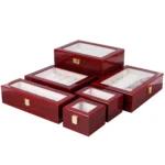 Wooden Baking Paint Watch Box Jewelry Storage Display Box - Image 3