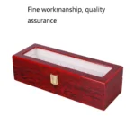 Wooden Baking Paint Watch Box Jewelry Storage Display Box - Image 5