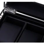 Woven Pattern PU Leather Watch Box Jewelry Storage Display Box - Image 2