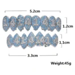 Halloween Accessories Micro-Inlaid Zircon Hip-Hop Braces - Image 2