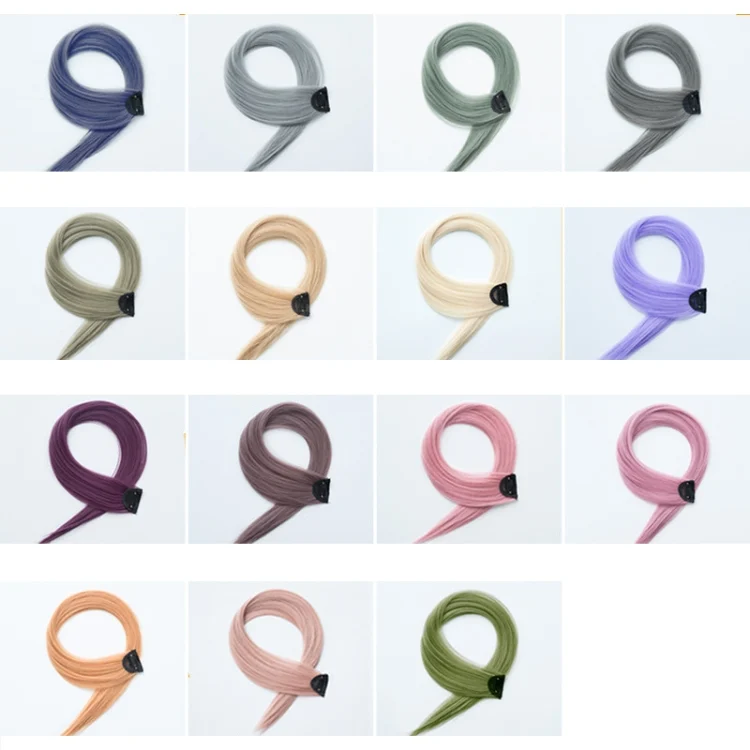 TBD0558080201_B1.webp 5 PCS Color Highlighting Hair Extension Piece One-Piece Invisible Seamless Hair Extension Piece - Image 2