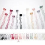 2 PCS Fishtail Yarn Ribbon Flower Packaging Material Snow Yarn Ribbon - Image 2