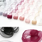 2 PCS Fishtail Yarn Ribbon Flower Packaging Material Snow Yarn Ribbon - Image 3