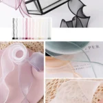 2 PCS Fishtail Yarn Ribbon Flower Packaging Material Snow Yarn Ribbon - Image 4