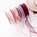 2 PCS Fishtail Yarn Ribbon Flower Packaging Material Snow Yarn Ribbon - Image 6