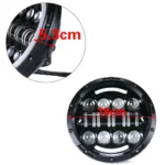 7 Inch Motorcycle Retro Modified Headlights Day Trip LED Far Near Beam Lights  For Wrangler / Harley - Image 2
