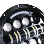 7 Inch Motorcycle Retro Modified Headlights Day Trip LED Far Near Beam Lights  For Wrangler / Harley - Image 3