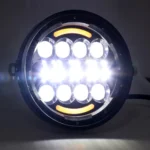 7 Inch Motorcycle Retro Modified Headlights Day Trip LED Far Near Beam Lights  For Wrangler / Harley - Image 7