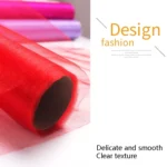 Snow Yarn Flowers Packaging Wedding Decoration Simple Gauze Flowers Packaging Materials - Image 5