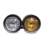 Motorcycle Retro Headlight CG125 Metal Universal Headlight Retro Dual Lamp - Image 5