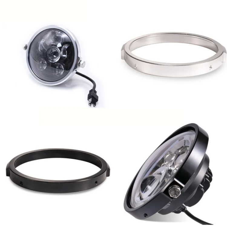 TBD0558679901_B7.webp 5.75 Inch Round Retro Headlight Ring Motorcycle Headlight Modification Parts - Image 8