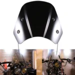 5-7 Inch Retro Motorcycle Windshield Universal Modified Windshield