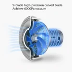 Car Handheld Portable Vacuum Cleaner Small Car Vacuum Cleaner - Image 5