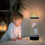 Desktop Simulation Cylindrical Jellyfish Light LED Colorful Atmosphere Night Light - Image 6