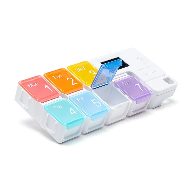 TBD0558904201_B2.webp TF-248 7-Cell Smart Timing Reminder Plastic Pill Box Pill Storage Box - Image 3