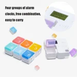 TF-248 7-Cell Smart Timing Reminder Plastic Pill Box Pill Storage Box - Image 8