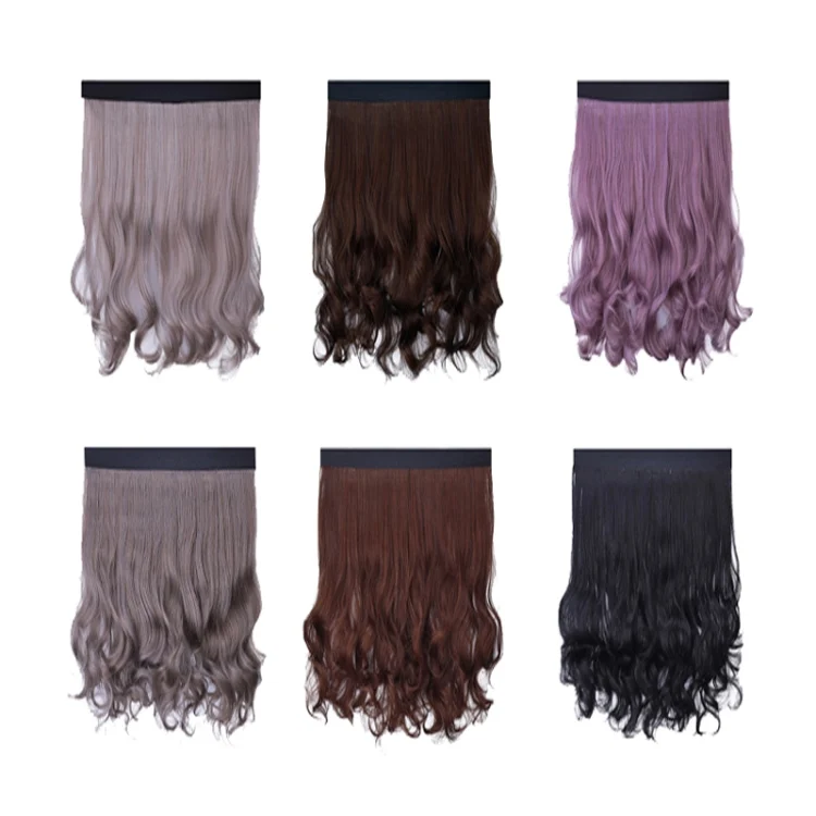 TBD0559140101_B1.webp 8261E Fashion Hat Wig Female Detachable Pear Flower Roll Long Hair Wig - Image 2