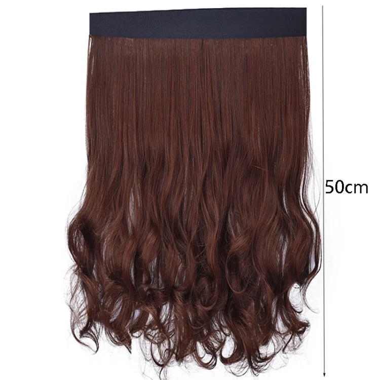 TBD0559140101_B3.webp 8261E Fashion Hat Wig Female Detachable Pear Flower Roll Long Hair Wig - Image 4