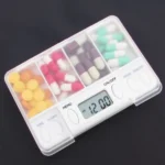 TF200 4-Cell Smart Timed Reminder Portable Plastic Pill Box Pill Storage Box - Image 2