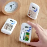 TF-264 Portable Mini Smart Timing Reminder Pill Box Plastic Pill Storage Box - Image 5
