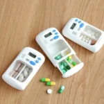 TF-264 Portable Mini Smart Timing Reminder Pill Box Plastic Pill Storage Box - Image 6