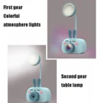 YW2192 2 PCS Pencil Sharpener Mobile Phone Holder Storage Box Bedside Lamp Desk Lamp Night Light, Random Color Delivery - Image 6