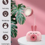 YW2192 2 PCS Pencil Sharpener Mobile Phone Holder Storage Box Bedside Lamp Desk Lamp Night Light, Random Color Delivery - Image 8