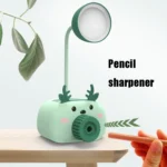 YW2192 2 PCS Pencil Sharpener Mobile Phone Holder Storage Box Bedside Lamp Desk Lamp Night Light, Random Color Delivery - Image 9