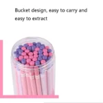 Deli S928 50 PCS/Barrel HB Pencil Students Round Writing Pencil - Image 4