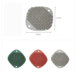 2 PCS Multifunctional Silicone Cleaning Brush Non-Oily Kitchen Cleaning Scouring Pad - Image 3
