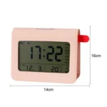 ZKLiLi Lazy Snooze Applet Alarm Clock Bedside Bluetooth Multifunctional Silent Digital Alarm Clock - Image 2