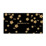 12 PCS Black Bronzing Greeting Card Holiday High-End Golden Blessing Greeting Card With Envelope