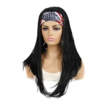 Colored Small Dirty Braid Wig Headgear Hair Band Style Small Braid Wig Headgear - Image 7