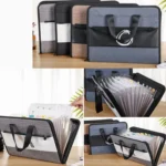 Student Insert Data Storage File Bag Waterproof 13 Grid Portable Organ Bag - Image 7