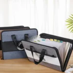 Student Insert Data Storage File Bag Waterproof 13 Grid Portable Organ Bag - Image 9